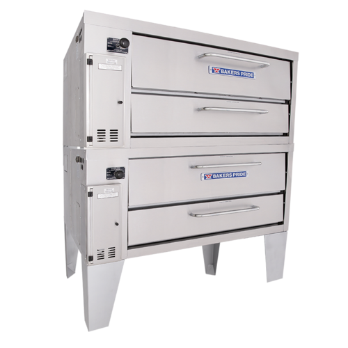 Bakers Pride 3152 Stubby-Shallow Deck Oven, Two Decks, Gas