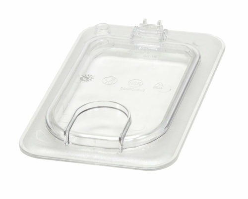 Cambro 90CWL135 Camwear Food Pan Flip Lid, 1/9 Size, Clear