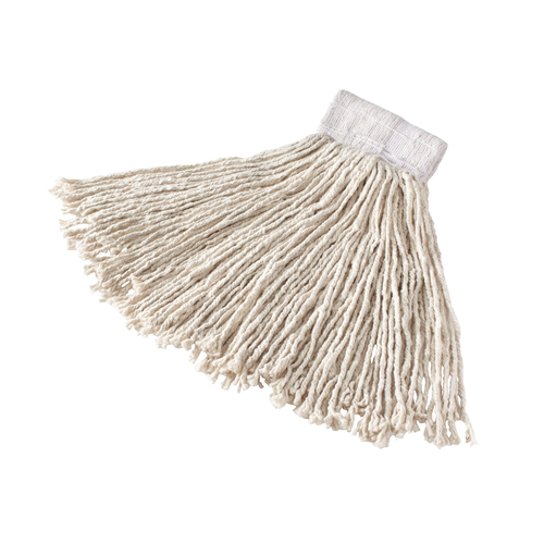 Rubbermaid FGD11306WH00 Large Super Stitch Cotton Loop Mop w/ 1" Headband, White