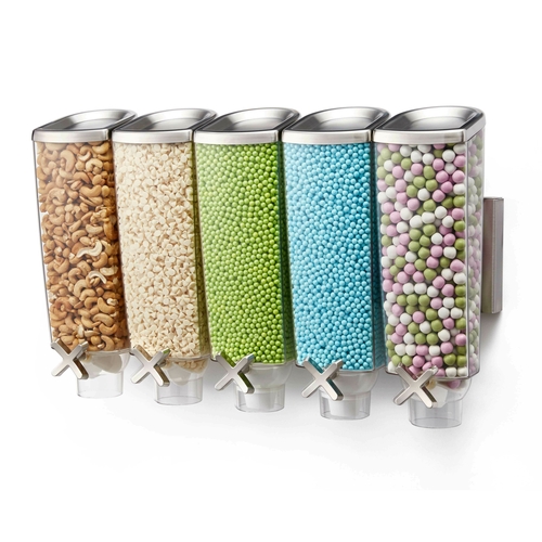 Rosseto EZP2890 EZ-PRO Wall-Mounted Dry Product Dispenser, (5) 1 Gallon