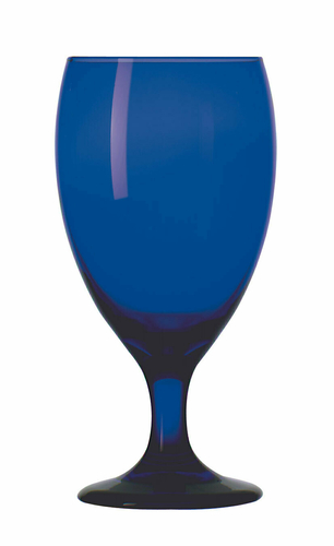 Libbey 4116B SheerRim Iced Tea Glass, 16-1/4oz, Cobalt (Case of 12)