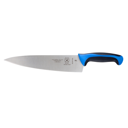 Mercer Culinary M22610BL Millennia® Chef Knife, 10", Blue Handle