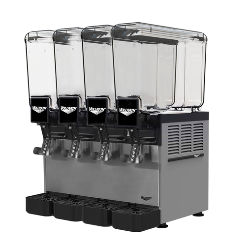 Vollrath VBBC4-37-A Pre-Mix Refrigerated Beverage Dispenser, (4) 2.1 Gallon Bowls