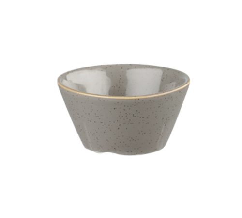 Churchill SPGSSD3 1, Stonecast Sauce Dish, 3oz, Peppercorn Grey