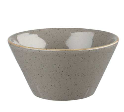 Churchill SPGSZE121, Stonecast Zest Bowl, 12oz, Peppercorn Grey