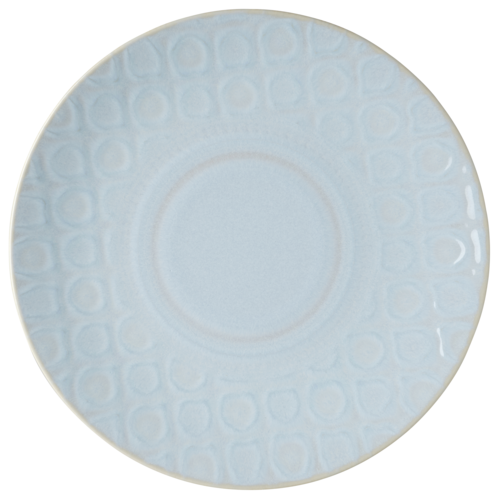 Mikasa 5308767 Skye 10.7" Stoneware Coupe Plate, Aqua