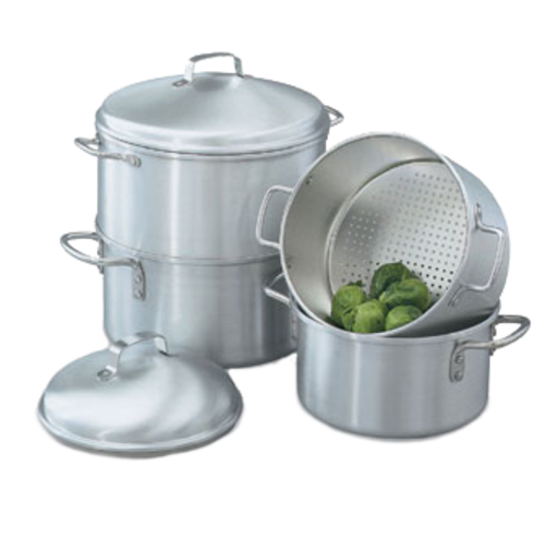 Vollrath 68122 Aluminum Rice/Vegetable Steamer, 3qt