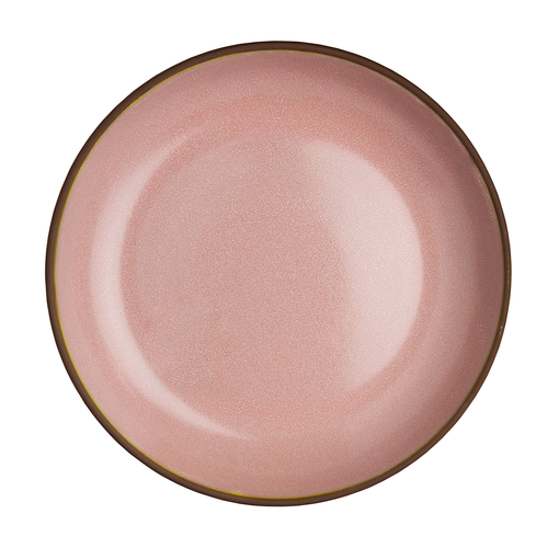 Steelite 6215RT001 Maham Studio Deep Plate, 30oz, Pink Peppercorn