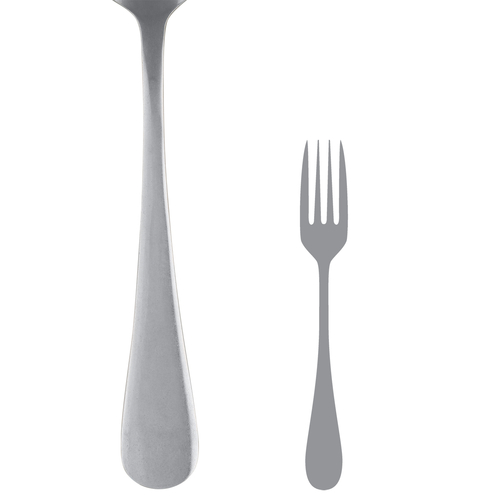 Steelite 5734SX023 Fulton Vintage Dessert/Salad Fork, 7", 18/0 Stainless Steel