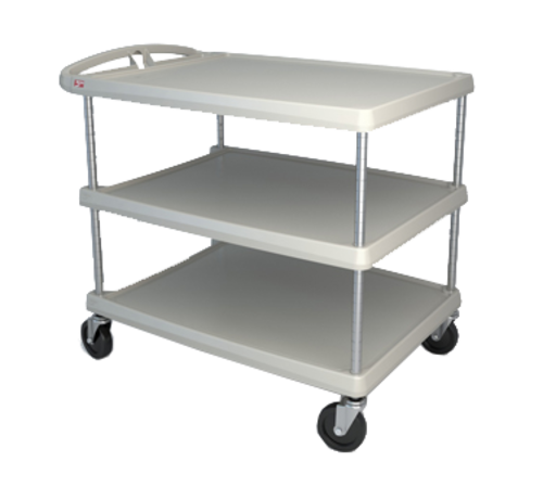 Metro MY2636-35G myCart 3-Shelf Utility Cart, 28"X40" Gray