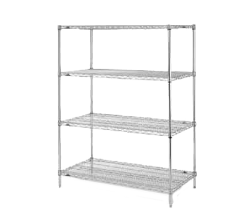 Metro EZ2460BR-4 Super Erecta 24"x60" Brite Convenience Pk Shelving Unit