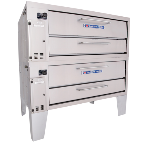 Bakers Pride 4152 Stubby-Shallow Deck Oven, Two Decks, Gas
