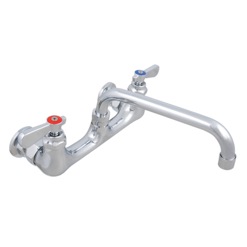 John Boos PBF-12-SLF-X 8" Splash-Mounted Low-Lead Faucet