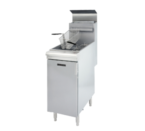 Admiral Craft BDGF-120/LPG Black Diamond Fryer, 50lbs, Floor Standing, LP