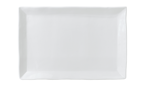 Arc Cardinal FN922 Organic White Rectangular Tray, 13-1/2"X9-1/8", White (Case of 6)