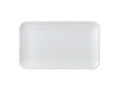 Arc Cardinal FN881 Organic White Rectangular Coupe Plate, 10-5/8"X6-1/4", White (Case of 12)