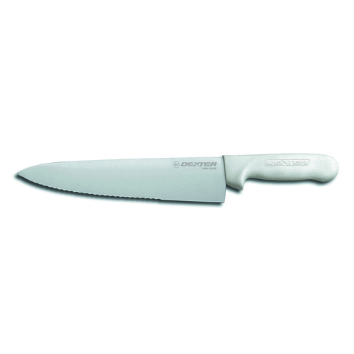 Dexter Russell 12453 (S145-10SC-PCP) Sani-Safe® Cook's Knife, Scalloped, 10"