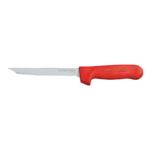 Dexter Russell 1563R (S136NR-PCP) Sani-Safe Narrow Boning Knife, 6", Red