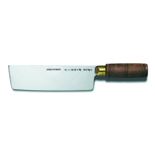 Dexter Russell 8030 (S5197) Traditional Chinese Chef's Knife, 7"X2", Walnut
