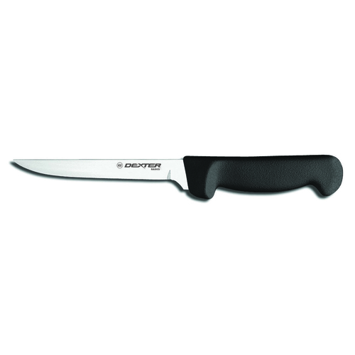 Dexter Russell 31617B (P94821B) Basics Stiff Narrow Boning Knife, 6", Black