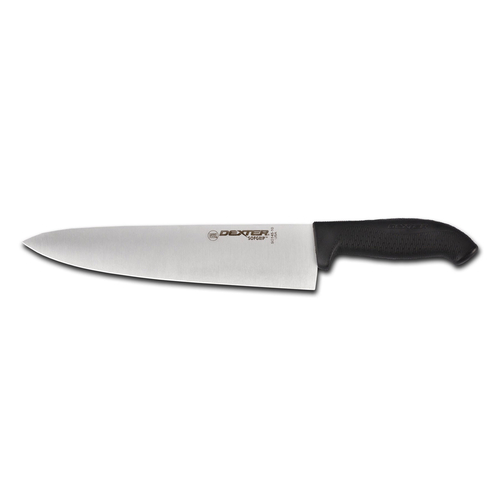 Dexter Russell 24163B (SG145-10B-PCP) SofGrip™ Cook's Knife, 10", Black