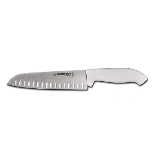 Dexter Russell 24513 Sofgrip™ Santoku Chef's Knife,  9", Duo-Edge, White