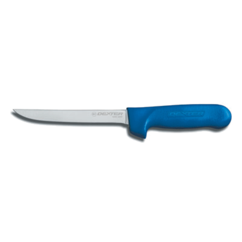 Dexter Russell 1563C (S136NC-PCP) Sani-Safe Narrow Boning Knife, 6", Blue