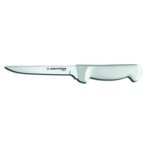 Dexter Russell 31617 (P94821) Basics Stiff Narrow Boning Knife, 6", White