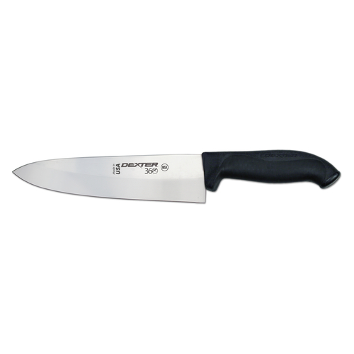 Dexter Russell 36005 (S360-8PCP) 360™ Series Cook's Knife, 8", Black