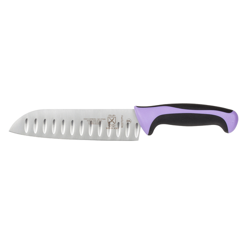 Mercer Culinary M22707PU Millennia Santoku Knife, 7", Purple