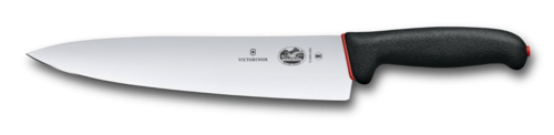 Victorinox 5.2003.25DB Fibrox Chef's Knife, 10" Blade, Black/Red Dual Grip