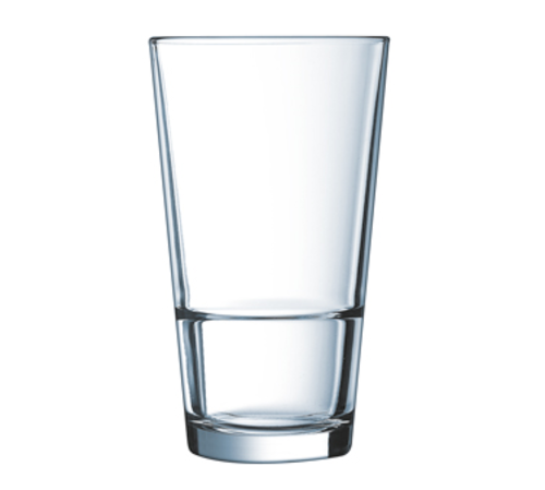 Arc Cardinal H3089 Arcoroc Cooler Glass, Stackable, 16oz, Clear (Case of 12)