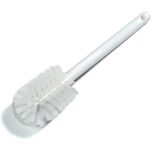 Carlisle 4041300 Handled Dish Brush w/ 2-3/4" Polyester Bristles, 12", White