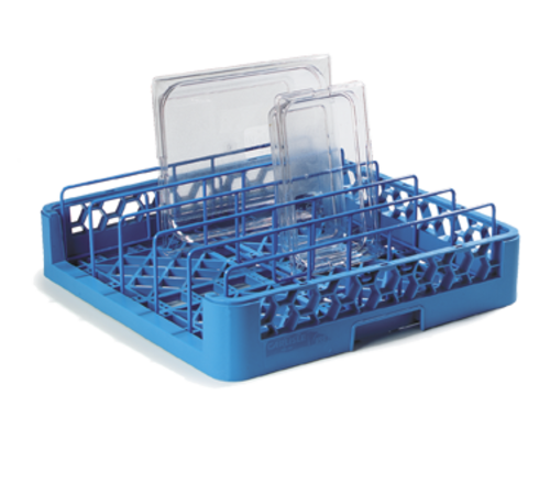 Carlisle RFP14 Opticlean Dishwasher Tray/Food Pan Rack, Full Size, Blue