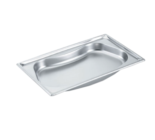 Vollrath 3101120 Super Pan Super Shape Full Kidney Pan, 5.1qt, Stainless Steel