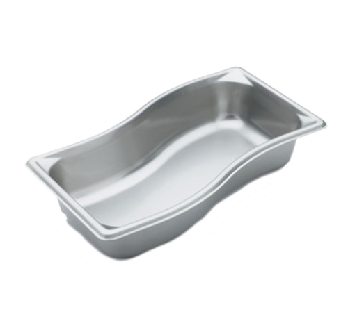 Vollrath 3100321 Super Pan Super Shape Wild Pan, 1/3 Size, Stainless Steel