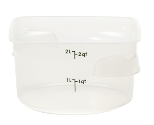 Cambro 2RFSPROPP190 CamRound FreshPro Round Food Container, 2qt