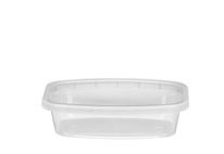 Cube Packaging DR-508CB Plastic Deli Container, 8oz, Clear (Case of 400)