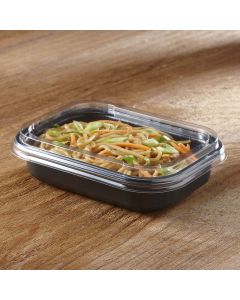 Sabert 56580G390 PET Lid for 6.5" x 8.5" Medium Rectangle Trays, Clear (Case of 390)