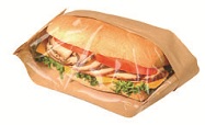 Bagcraft 300090 XLarge Sandwich Bags, Paper, Natural (Case of 500)