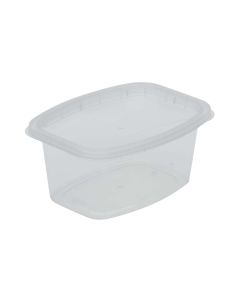 Cube Packaging DR-516CB Plastic Deli Container, 16oz, Clear (Case of 400)
