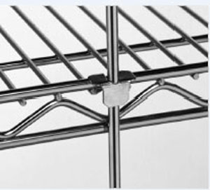 RODS/TABS 84''L CHROME 4 TABS/ROD