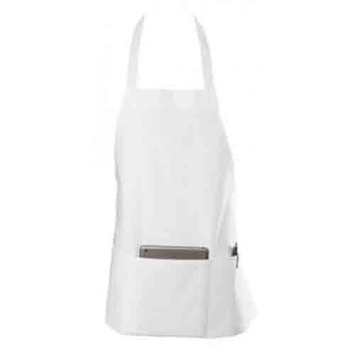 Chef Revival 602BAFH-WH FOH Bib Apron, 3 Pockets, 28"X25", White