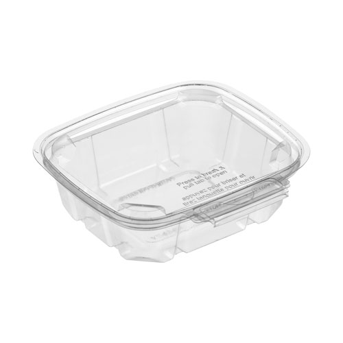 Par-Pak 5HG008-TV Tamper Resistant To-Go Container, PETE, 8oz, Clear (Case of 300)