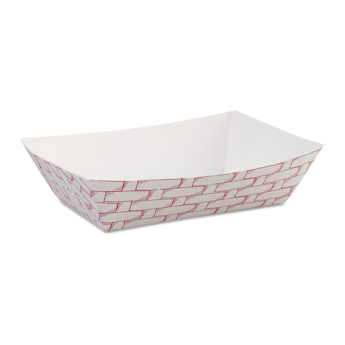 Boardwalk 30LAG040 Lagasse 3.78"x4.3"x1.08" Food Tray (Case of 1000)