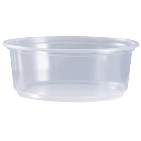 Eco-Systems ECO8DELI-PP Round Deli Container, 8oz, Translucent (Case of 500)