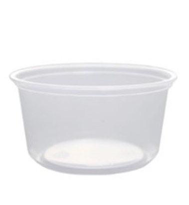 Eco-Systems ECO12DELI-PP Round Deli Container, 12oz, Translucent (Case of 500)