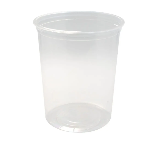 Eco-Systems ECO32DELI-PP Round Deli Container, 32oz, Translucent (Case of 500)