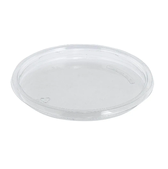 Eco-Systems ECORCLID8-32 Thermoformed Recessed Lid, 8-32oz, Clear (Case of 500)