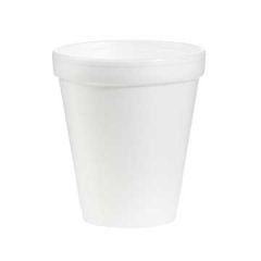 Dart 8J8 Cup, Foam, 8oz, White (Case of 1000)